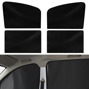 4 Pack Magnetic Car Window Sun Shade Cover Front Rear Shield UV Block Protection