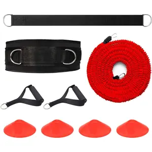 Speed Agility  Equipment, 80lb Resistance Band Set to Improve Power, Strength, Focus Full  Workout for Football, Basketball, Soccer, Tennis, Running, Jumping