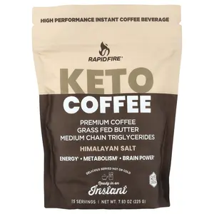 RAPIDFIRE Keto Coffee, 7.93 oz (225 g)
