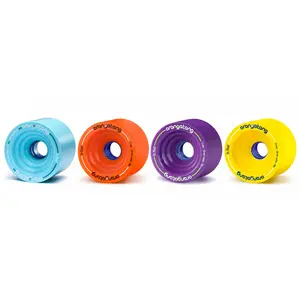 Orangatang in Heat 75 mm Downhill Longboard Skateboard Cruising Wheels (Set of 4)