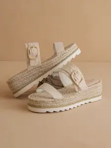 The Reese Beige - Platform Sandal