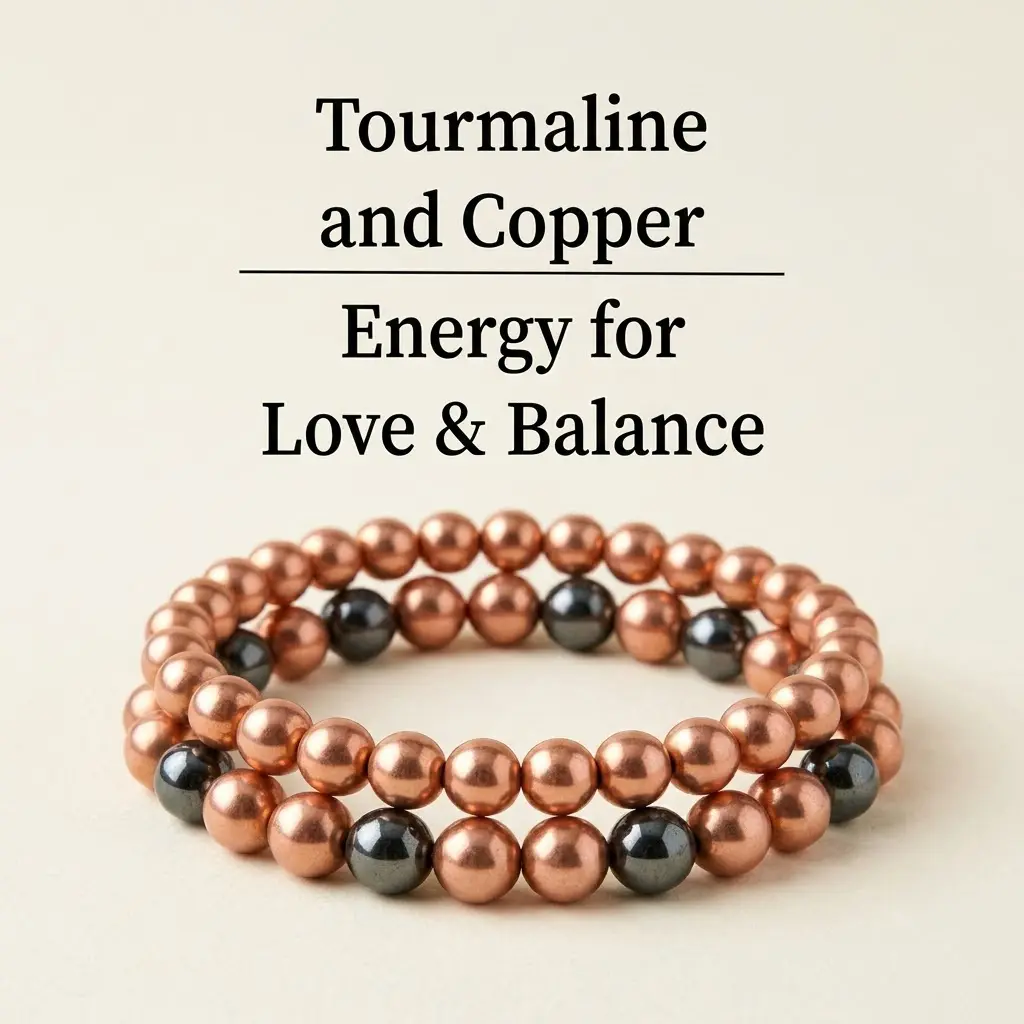 Copper Bracelet for Women and Men, 6MM/8MM Copper & Hematite Jewelry for Birthday Gifts, Dainty Copper Magnetic Bracelets Pulsera De Cobre para Mujer as Parents Gifts Anniversary Jewelry for Her Him