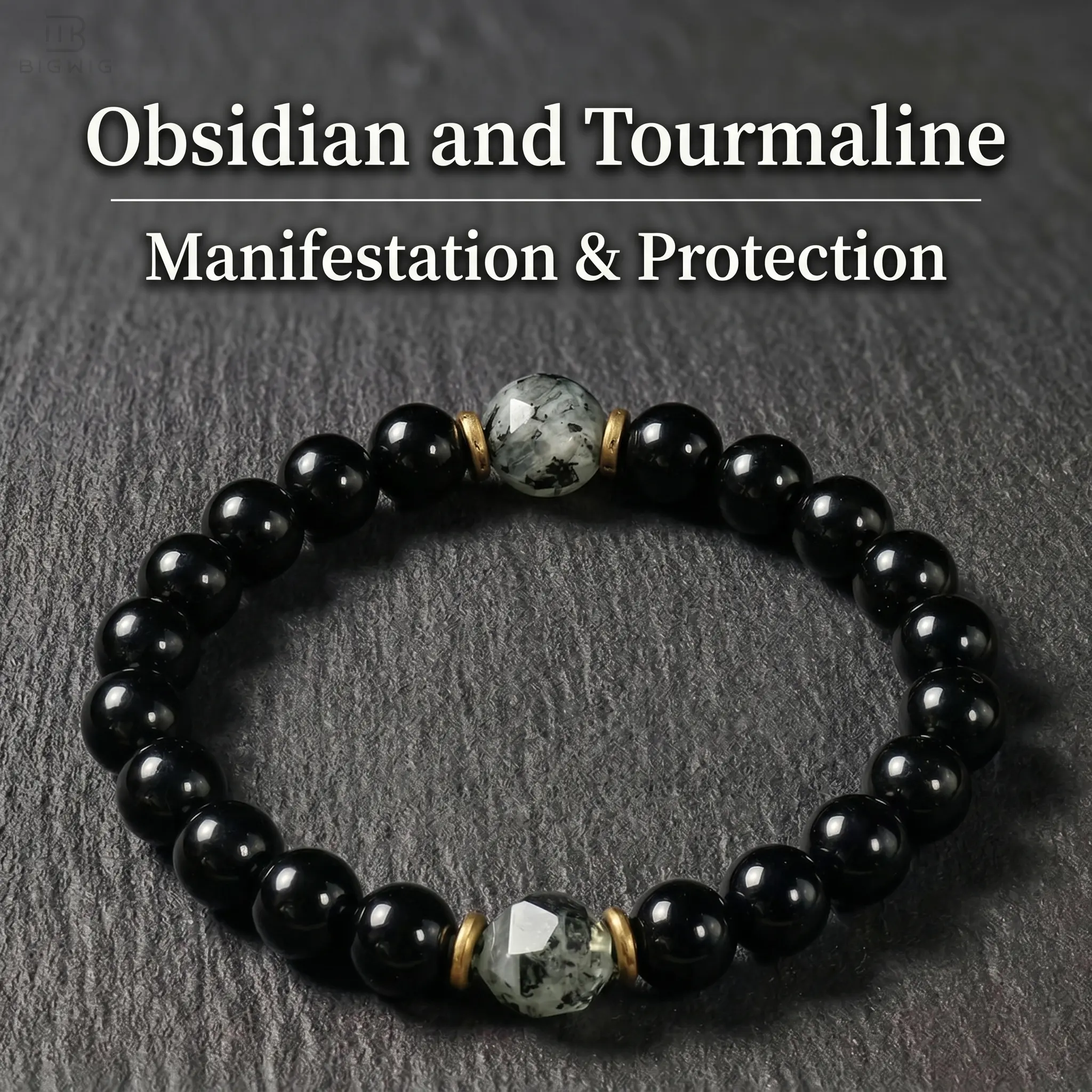 Black Obsidian Beaded Bracelet, Elegant Unisex Bracelet, Fashion Protection Jewelry Accessories for Men & Women, Exquisite Jewelry for Birthdays, Valentine's Gifts, Mother's Day, Father's Day, Valentine's Grounding Bracelet Natural Crystal Bead