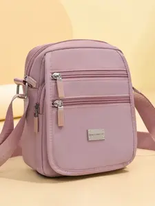 High-Value Durable Multi-Layer Flap Bag, Stylish Compact Shoulder Bag for Women, Casual Versatile Accessory, Zippered Sling Bag, Crossbody Bags