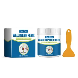 Wall Repair Paste Kit with Scraper, Crack Filler for Holes & Peeling Paint, Moisture-Resistant Wall Patch for Stains, Chips & Surface Damage, Easy Home Wall Restoration