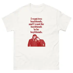 Ilya Shane I Want Two Boyfriends T-Shirt, Connor Hudson Hollander Rozanov Rivalry Tee, Heated TV Tee, BookTok