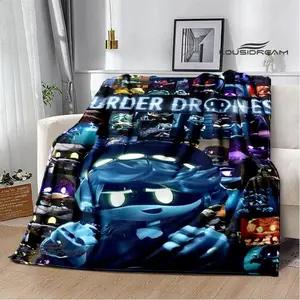 Murder-Drones Cartoon Printed blanket Flannel Warm blankets Soft and comfortable blanket bed linings cubre cama Birthday Gift, Blanket for Travel Beding Bed
