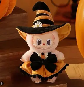 PopMart Labubu Magic of Pumpkin Mokoko (Pop Land Exclusive) Vinyl Plush Pendant