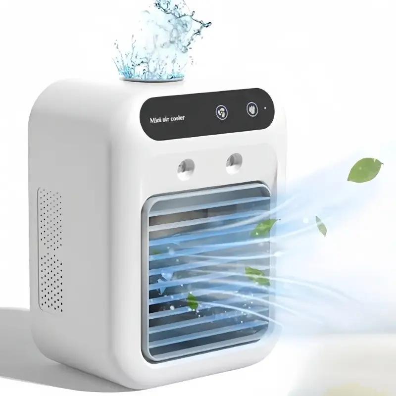 Portable Cold Air Fan,Home Cooler,Water Cooling Fan, Rechargeable Misting Fans Indoor Office,Car Portable Mist Cooling Fan,Summer Cooling Gift