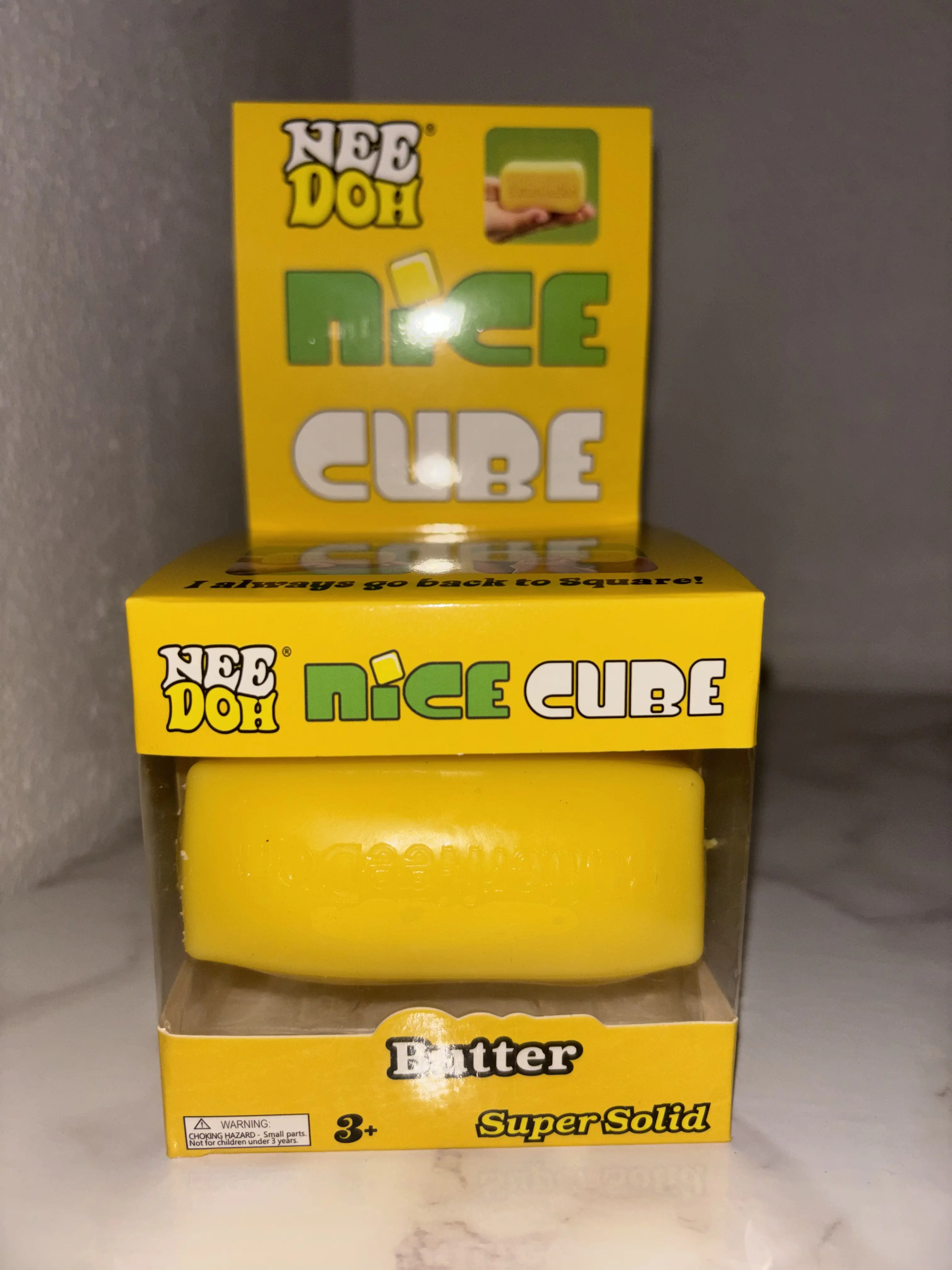 needoh nice cube yellow exquisite rectangular fried dough sticks