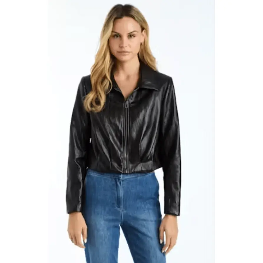 Drew Patty Jacket in Black