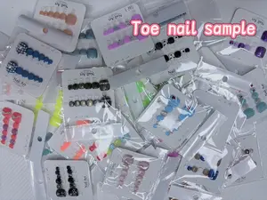Jojo(3236)gc.Handmade press on toe nail mystery scoop!