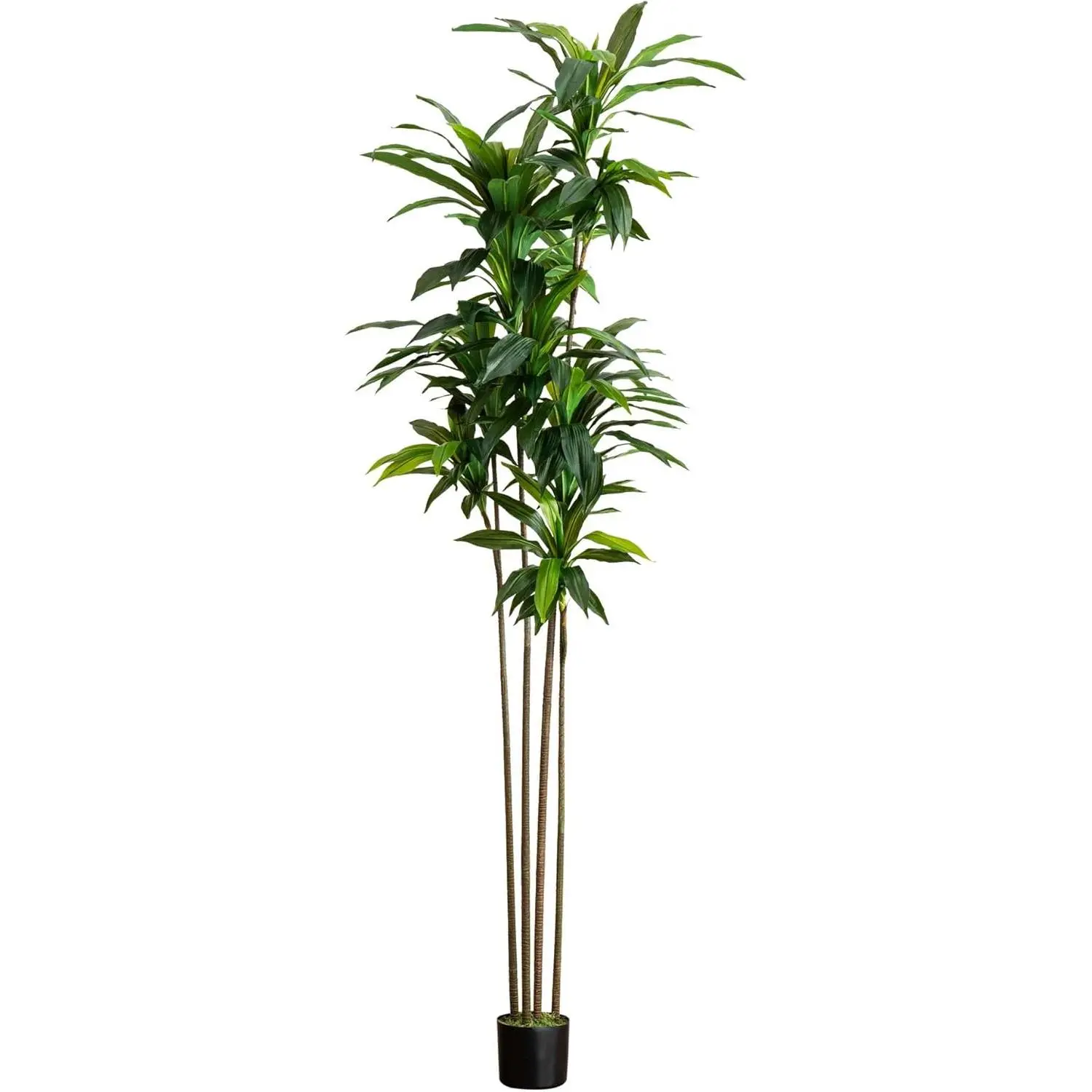 Nearly Natural 8ft. Artificial Dracaena Tree with Real Touch Leaves