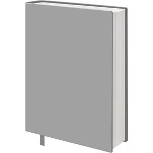 KICNIC Big Gray Fabric Book Cover for Hardcover, 9x11 Inch, 1 Pack, Up to 10”x12.5”, Adjustable School Book Sleeve Protector for Teens, Stretchable Decorative Cloth Book Sox for Book Lovers