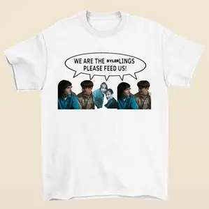 Stranger Byler Please Feed Us Graphic Tee Unisex Fan Ship Cotton Shirt