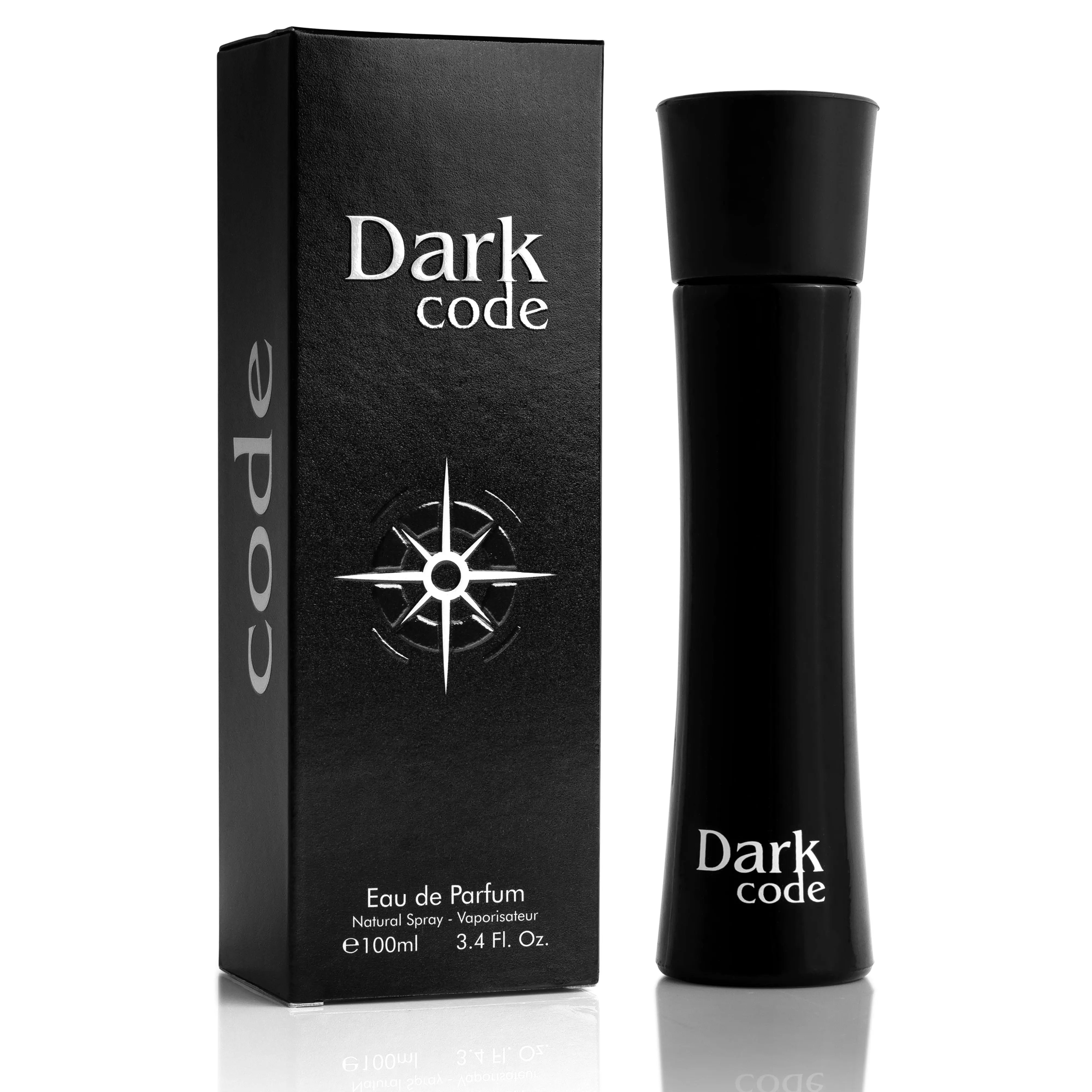 Urban Collection Dark Code for Men Eau De Parfum 100ml Woody Spicy Fragrance with Bergamot Star Anise & Leather in Elegant Paper Box - Edp Spray, Aromatic Woody Fragrance, Citrus Woods Fragrance