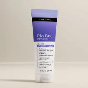 John Frieda Frizz Ease Dream Curls Advanced Hydrating Jelly, Curly Hair Gel, Hair Gel for Women and Men, 6.7 fl oz