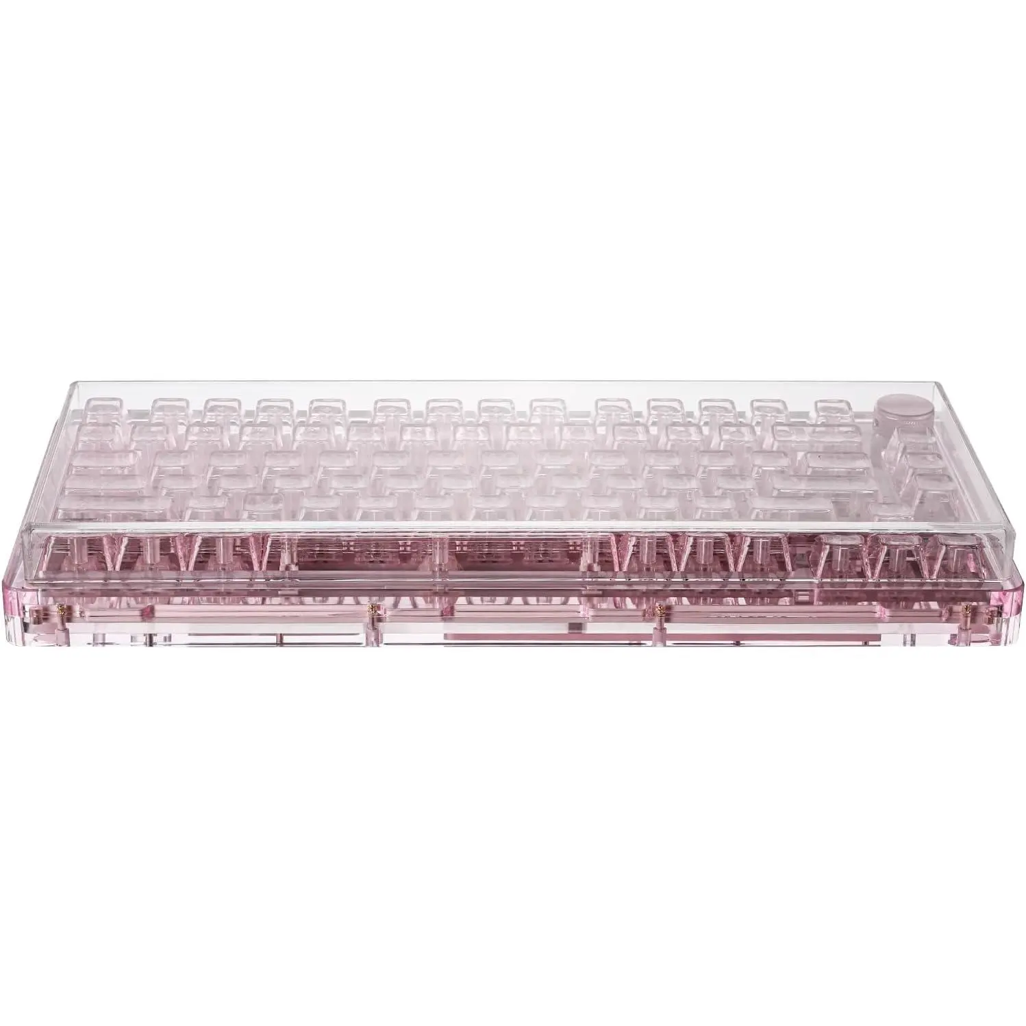 Kiiboom Premium Transparent Acrylic Mechanical Keyboard Dust Cover - Waterproof, Anti-Cat Protector Lid (Clear, 12.6in x 5.3in x 0.78in)