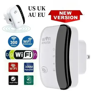 Wireless Signal Booster Wifi Extender Small Steamed Bun Network Repeater Broadband Home Router Signal Amplification Extension
