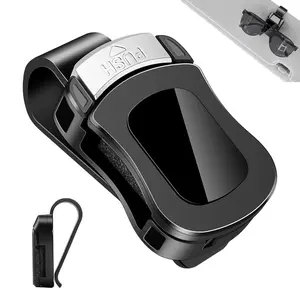 Car Sunglasses Holder Clip, Universal Visor Eyeglass Organizer for Easy Access, Space Saving Interior Accessory for Truck and Sedan