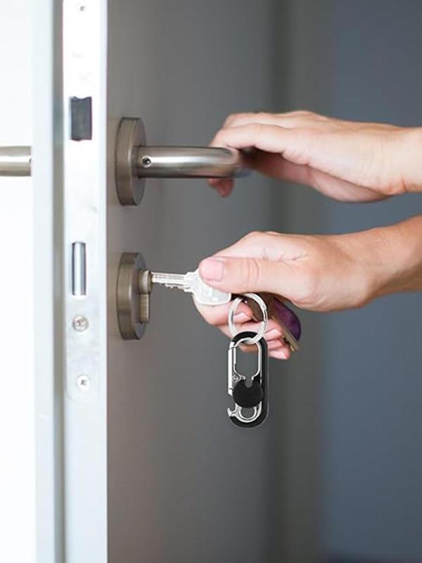 Minimalist Plain Color Keychain, Anti-loss Key Ring with Double Keyrings, Keychain for Car Keys, Personalized Car Keychain for Unisex