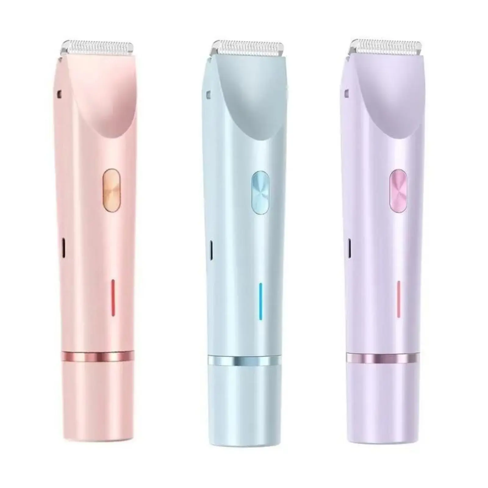 Bikini Trimmer for Women,Dual-Head Hair Removal Trimmer, Lightweight USB Rechargeable Waterproof Electric Shaver, Portable Mini Beauty Grooming Device for Underarm & Legs, Travel Gift for Women