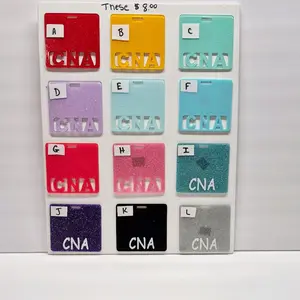 Badge Buddy Colorful Lettered Badges  and Blank