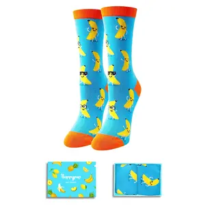 HAPPYPOP Women Funny Gifts for Banana Lovers, Banana Fruit Cool Socks Birthdays, Valentine's Day, Mother's Day, Christmas Gifts  SwimWeek  summervibes