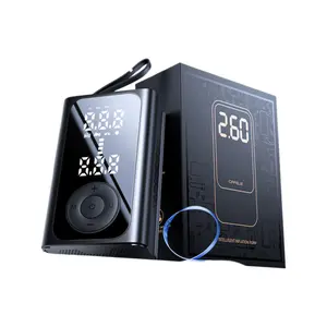 Wireless Portable Car Tire Inflator with Nitrogen Generation Smart Digital Pressure Gauge Auto Stop Electric Air Pump for Sedan SUV Motorcycle Bicycle