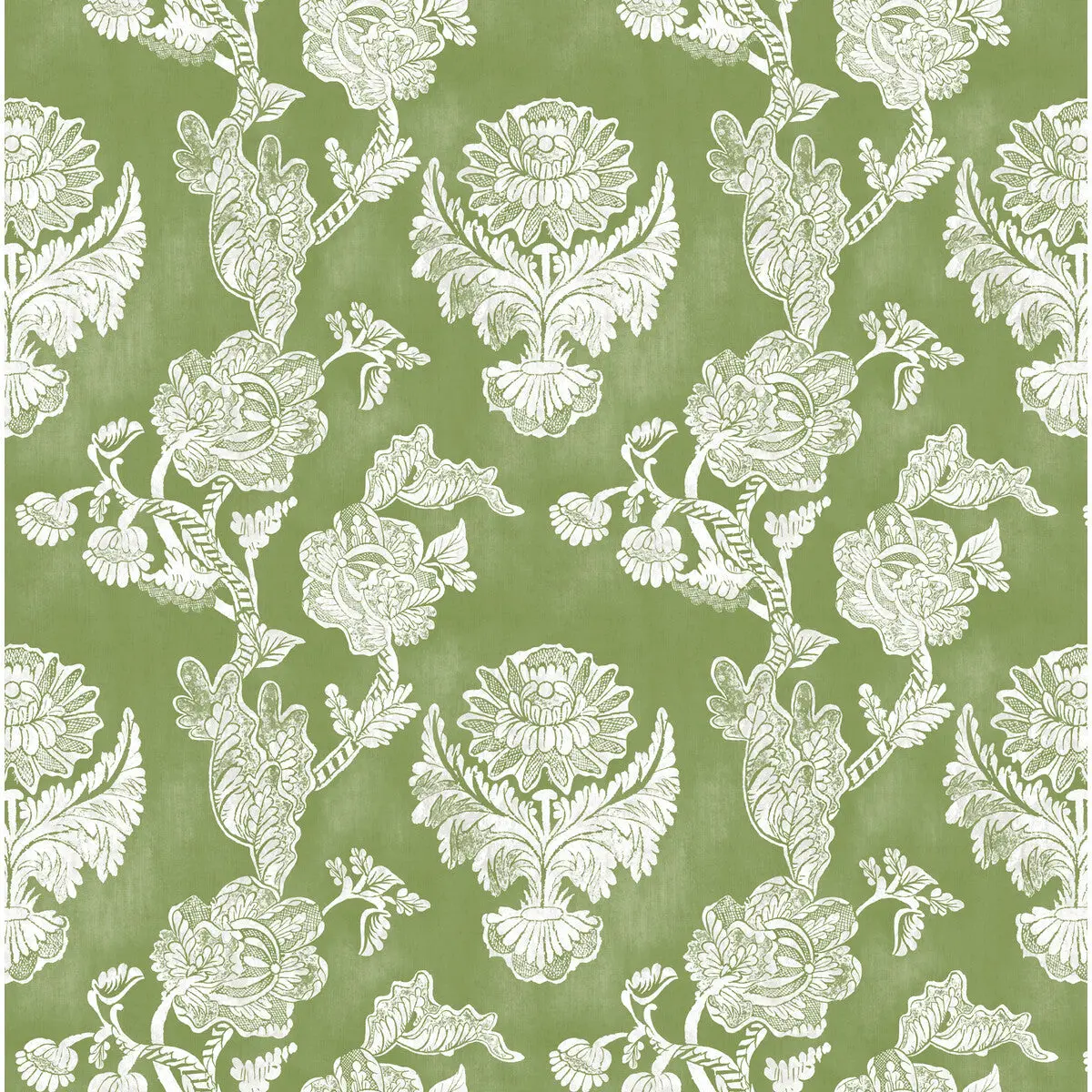 Chitina - Verde Green By Gaston Y Daniela | Lorenzo Castillo Iv |Botanical & Floral  Multipurpose Print