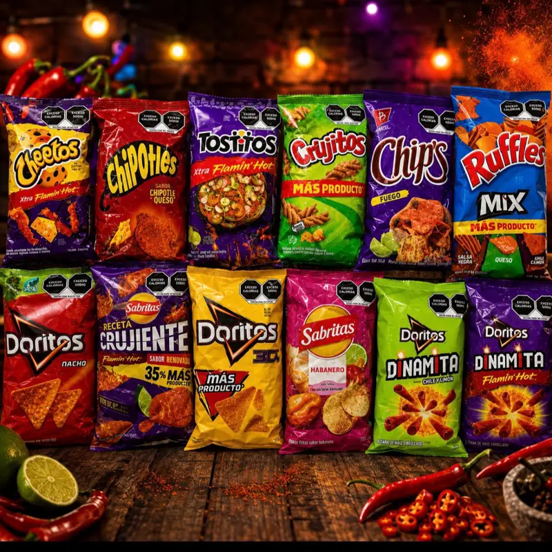 12-Pack Variety Flavored Potato Chips Snack Assortment