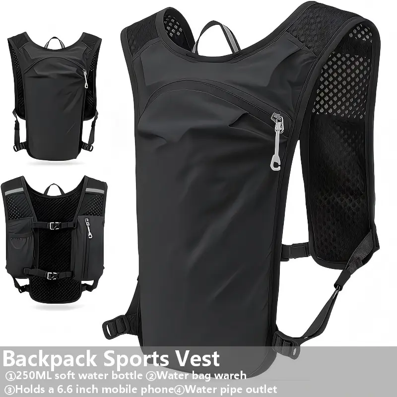 Sports storage backpack, suitable for Outdoor cycling, running, hiking, Trail running. Shoulders backpack, bicycle, cross-country, marathon, hydration backpack sports vest.