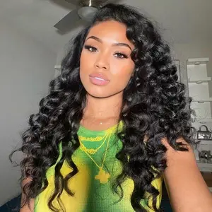 【NEW IN】FORGIRL FOREVER Loose Deep Wave Wear Go Half Wig With Drawstring Invisible Hairline Wear Go Glueless Wig Beginner Friendly #TikTokShopBlackFriday