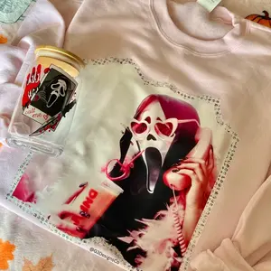 Y2K Ghostface Crew Neck Sweatshirt