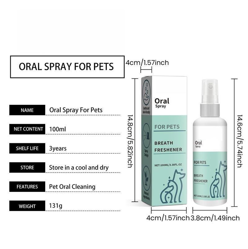 Pet Mint Fresh Breath Spray/Clean Your Dog's Bad Breath
