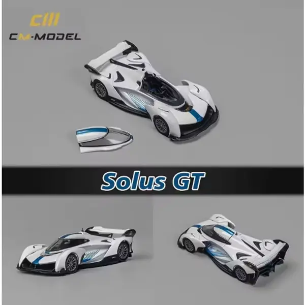CM Model 1:64 Solus GT V10 - White CM Model 1:64 Solus GT V10 - White