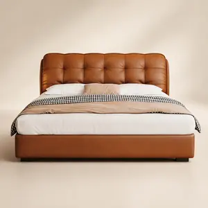 Bed Frame Upholstered Platform Full/Queen/King Bed Frame with Adjustable