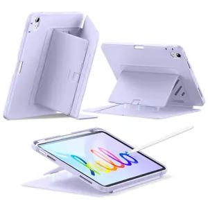 ESR Flip Series Magnetic Case for iPad, Ultra-Stable Multi-Angle Stand with Pencil Holder, Portrait & Landscape Stand, Compatible with iPad Air 11/13 & iPad Pro 11/13