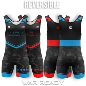 War Ready Wrestling Reversible Singlet,Freestyle singlet