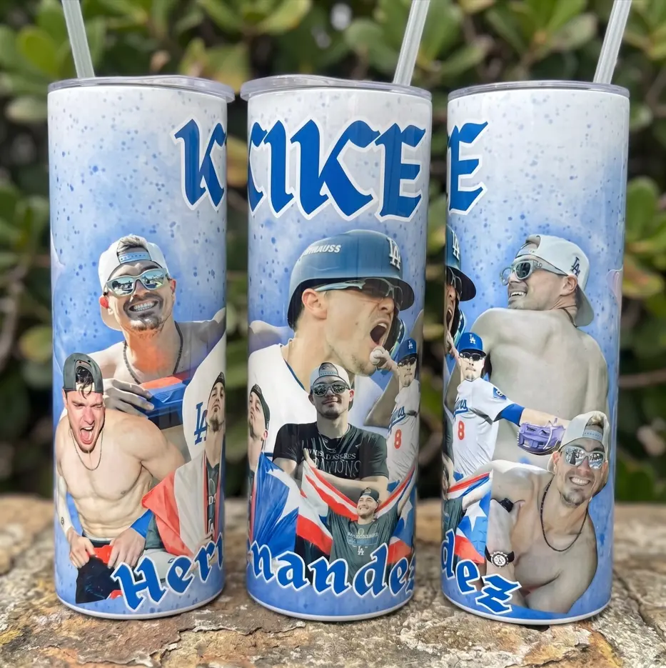 Kiké Hernández Baseball Tumbler Collection, Insulated Travel Mug, Sports Fan Gift