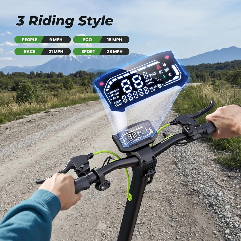 【New Year Sale】 Electric Scooter, 350W/1000W Powerful Motor, 8.5"/10"  Tires, 28Mph/19MPH/18MPH, 37/19/12 Miles Max Range, Dual Braking E-Scooster for Adults/Teens