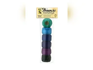 Presencia Pearl Cotton Thread Sampler - Sashiko, Embroidery & Quilting - Moon Glow- Size 8-6 Colors - 77 Yard Balls