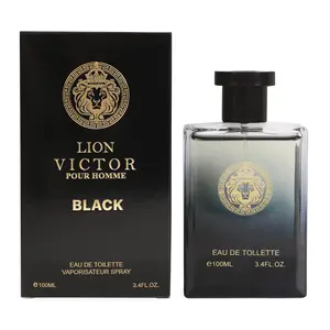 Lion Victor Pour Homme Black Eau de Toillette 100ml 3.4fl.oz. Cologne for Men