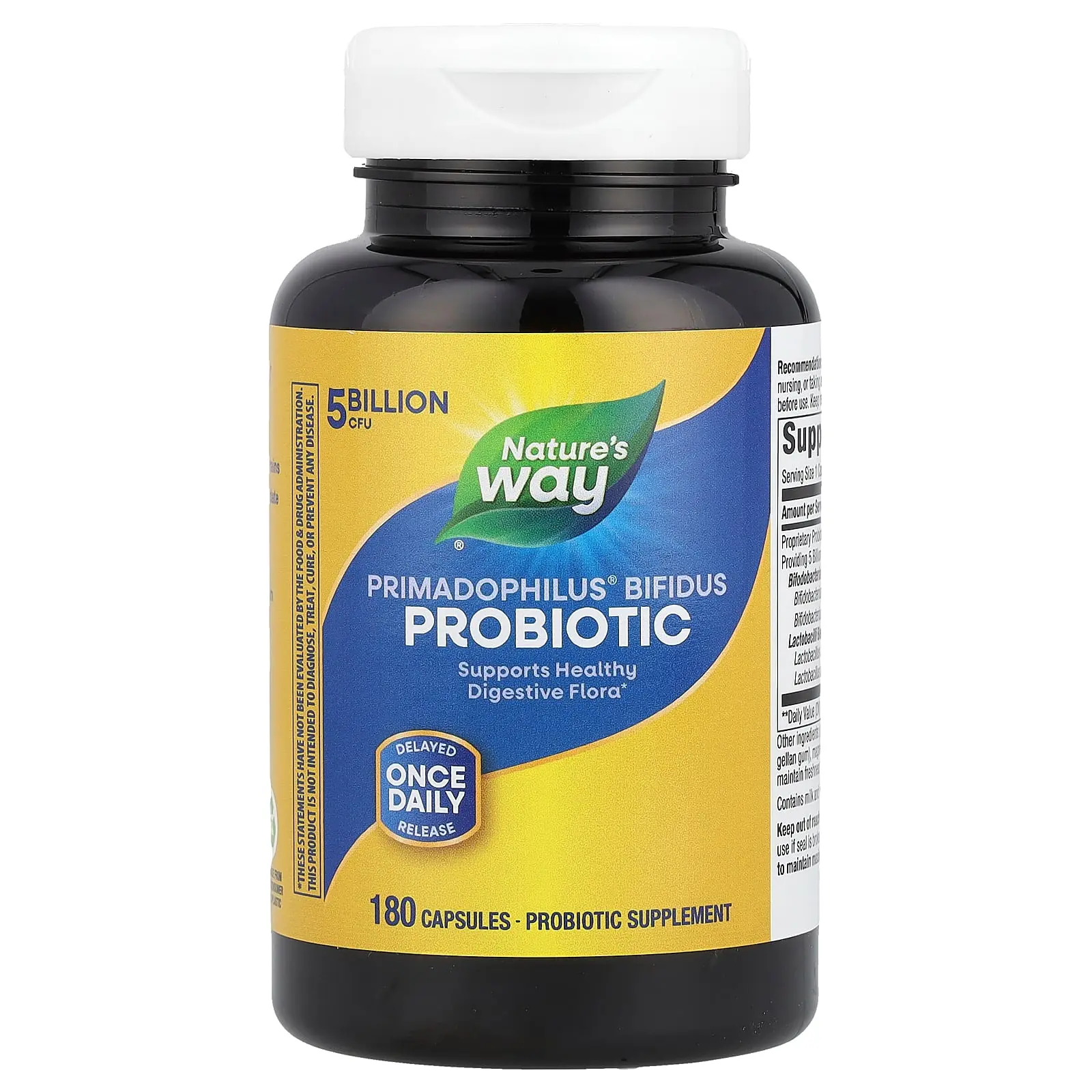 Nature's Way Primadophilus® Bifidus Probiotic , 5 Billion CFU, 180 Capsules