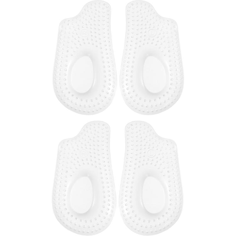 MBAIYO 2Pairs Plantar Fasciitis Heel Cups, Heel Cushions Orthotic Inserts for Plantar Fasciitis Shock Absorption Heels Pain Relief Foot Pressure (Small)