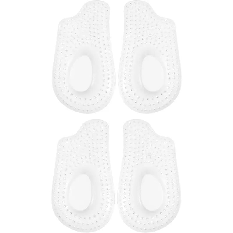 MBAIYO 2Pairs Plantar Fasciitis Heel Cups, Heel Cushions Orthotic Inserts for Plantar Fasciitis Shock Absorption Heels Pain Relief Foot Pressure (Small)