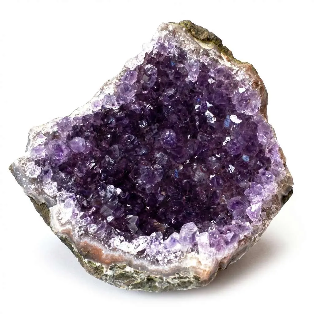 Amethyst Geode ~1 lb — Natural Purple Crystal Cluster Altar Specimen Amethyst Geode ~1 lb — Natural Purple Crystal Cluster Altar Specimen