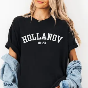 Hollanov Bookish Hockey Romance Shirt Heated Rivalry Reader Booktok Fan Apparel