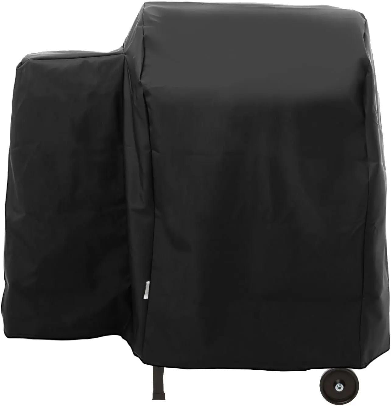 Outdoor Heavy Duty Synthetic Grill Cover - Custom Fit for Traeger 20 Series Pellet, Tailgater & Recteq 340 Grills, Durable Full-Length Barbecue Cover, All Year Round Protection, Easy to Clean, Black, Custom Fit Popular Brands