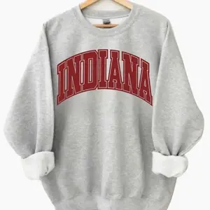 Indiana Sweatshirt, Big Ten Champions Football Shirt, Vintage IU Crewneck, #Hoosierr merch, Game Day Shirt, Indiana Football merch, men clothing clothes merch, Streetwear,4